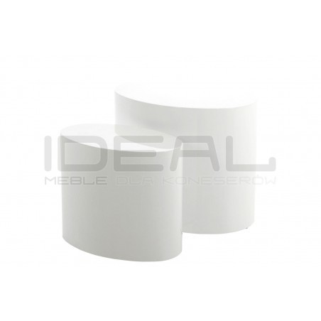 Zestaw stolików kawowych MICE biały