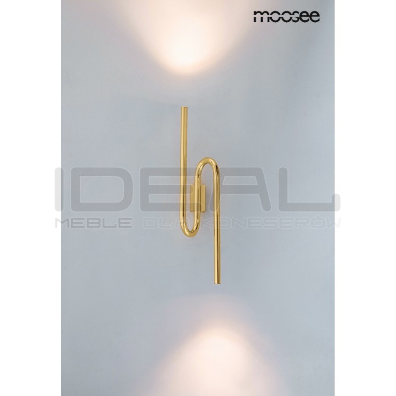 Kinkiet glamour MACAROON złoty