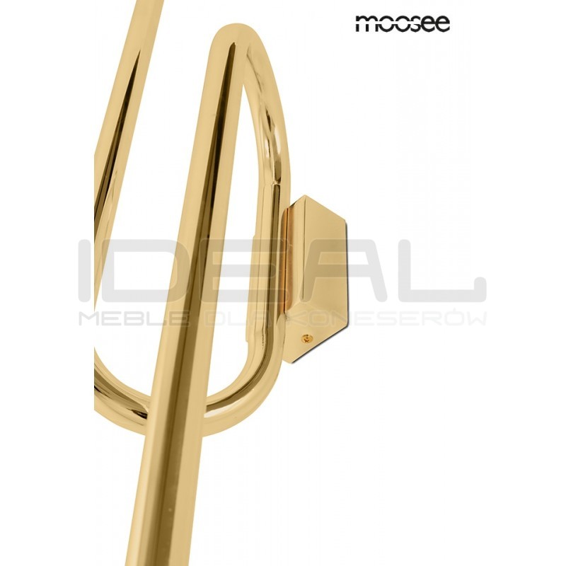 Kinkiet glamour MACAROON złoty