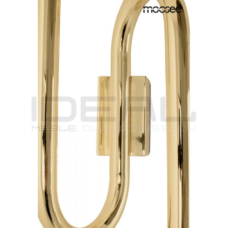 Kinkiet glamour MACAROON złoty