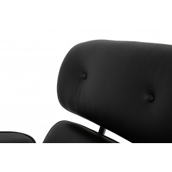 Fotel Lounge HM z podnóżkiem - sklejka jesion