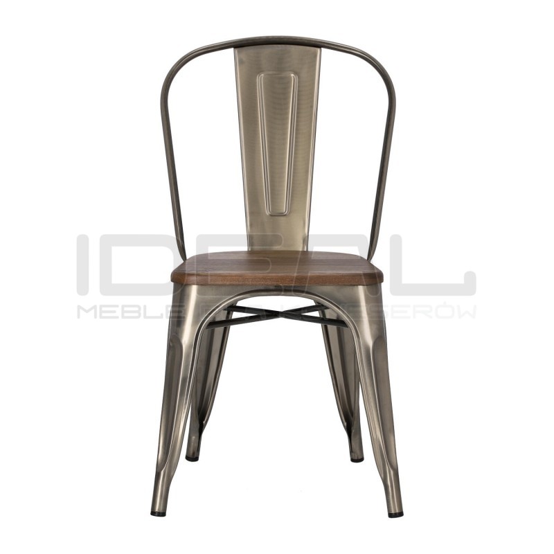 Krzesło Paris Wood inspirowane Tolix