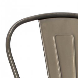 Krzesło Paris Wood inspirowane Tolix