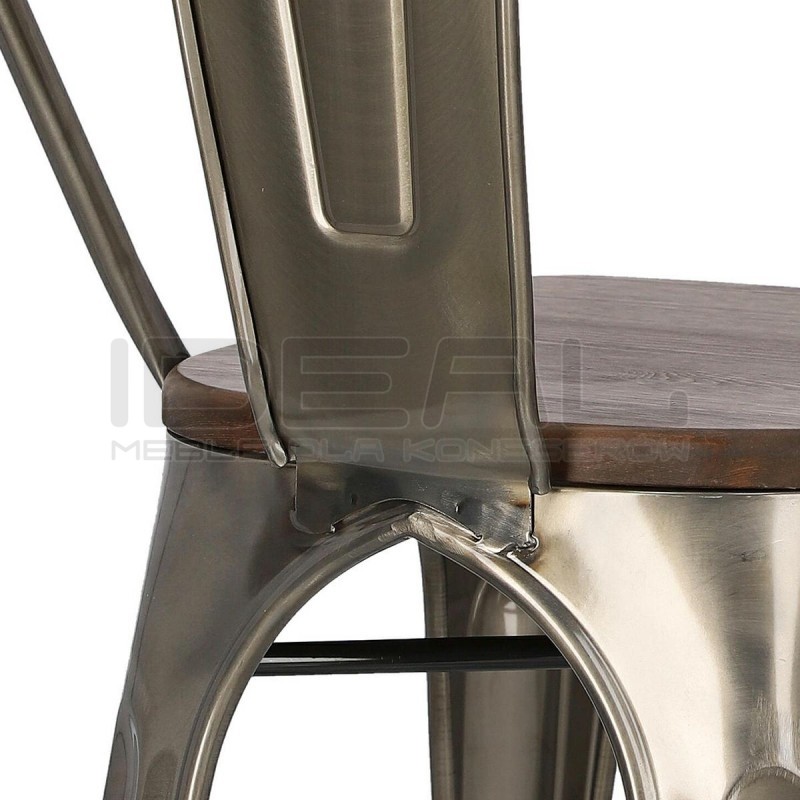 Krzesło Paris Wood inspirowane Tolix