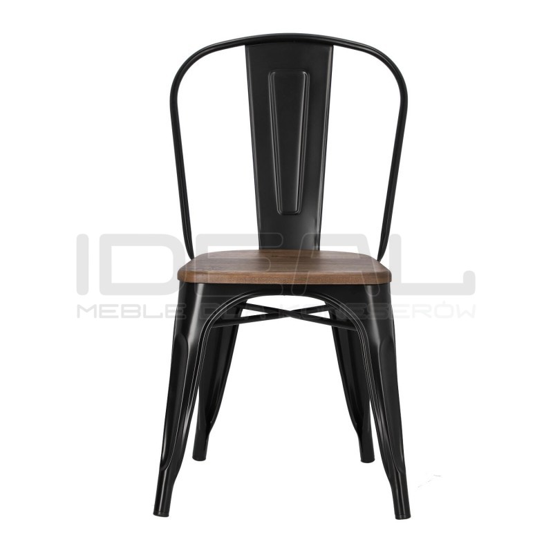 Krzesło Paris Wood inspirowane Tolix