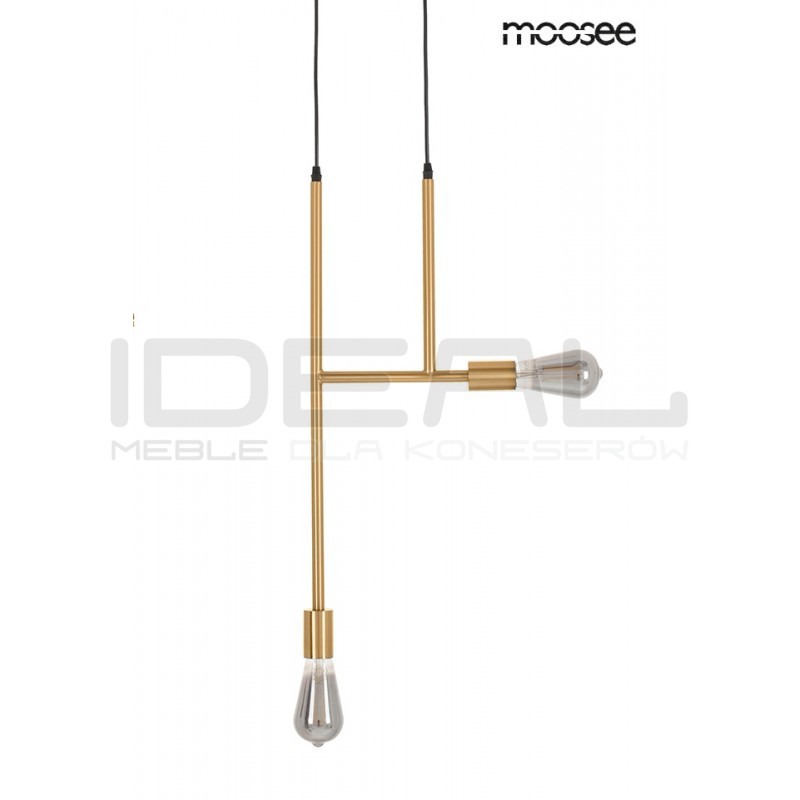 Lampa wisząca RIVA 2 złota