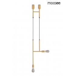 Lampa wisząca RIVA 2 złota