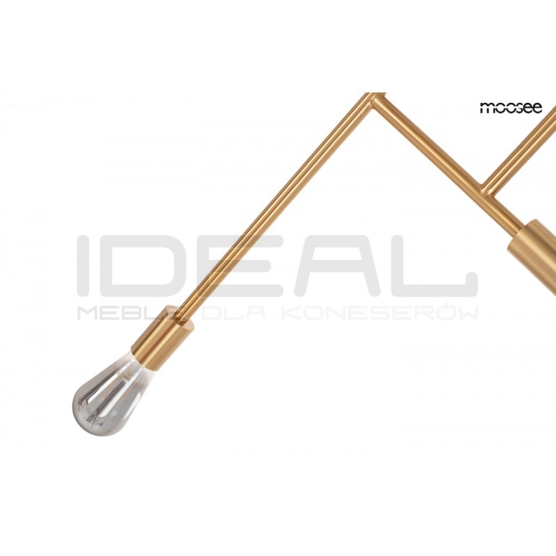 Lampa wisząca RIVA 2 złota