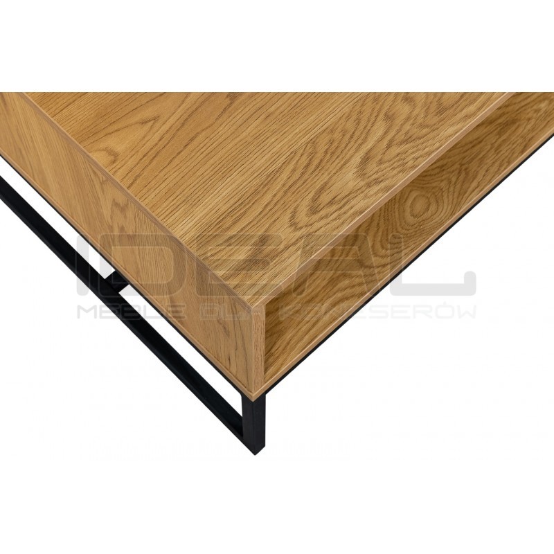 Stolik kawowy z szufladą Capri w stylu boho