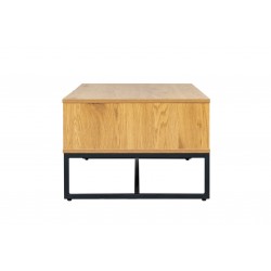 Stolik kawowy z szufladą Capri w stylu boho