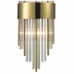 Kinkiet glamour DRACO 60 złoty