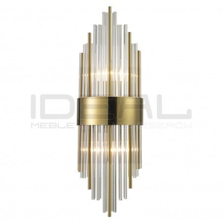 Kinkiet glamour DRACO 60 złoty