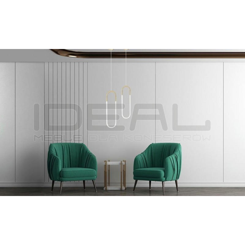 Lampa wisząca glamour PUZO S złota