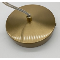 Lampa wisząca glamour PUZO U-Shape 60 mosiądz