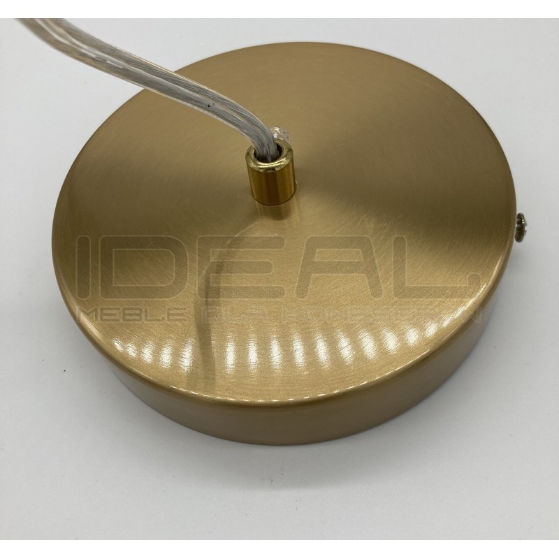 Lampa wisząca glamour PUZO U-Shape 60 mosiądz