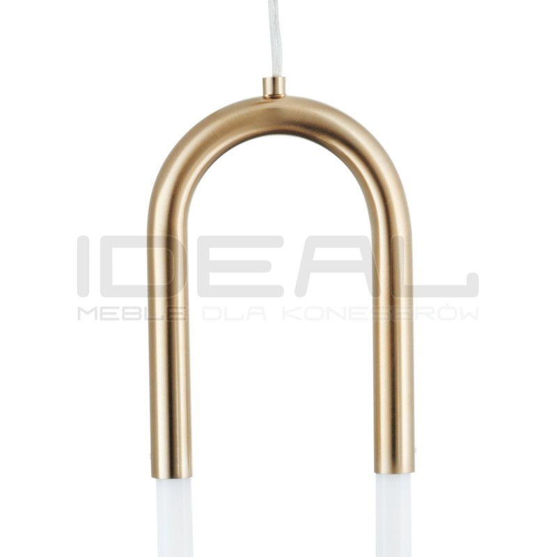 Lampa wisząca glamour PUZO U-Shape 60 mosiądz