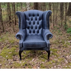 Fotel Uszak Chesterfield Lord Regent skóra Dubai