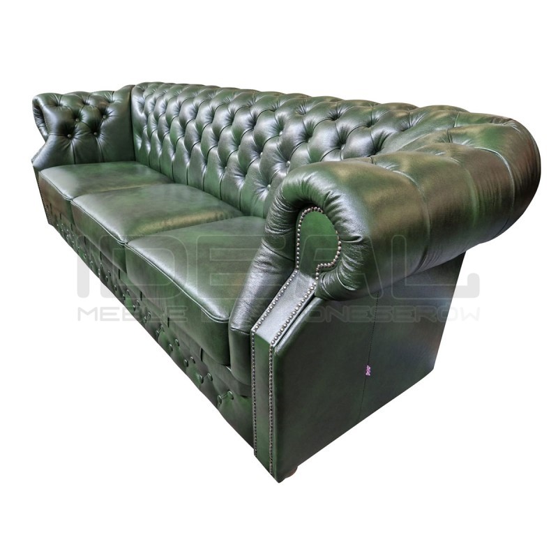 Sofa Chesterfield Windsor Classic skóra 4 os.