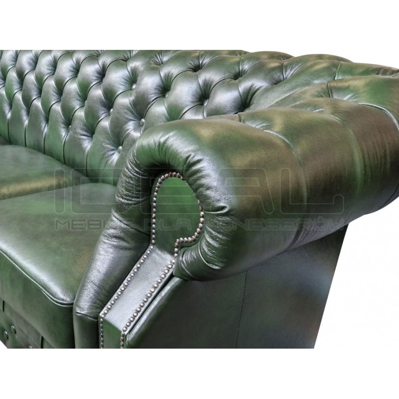 Sofa Chesterfield Windsor Classic skóra 4 os.