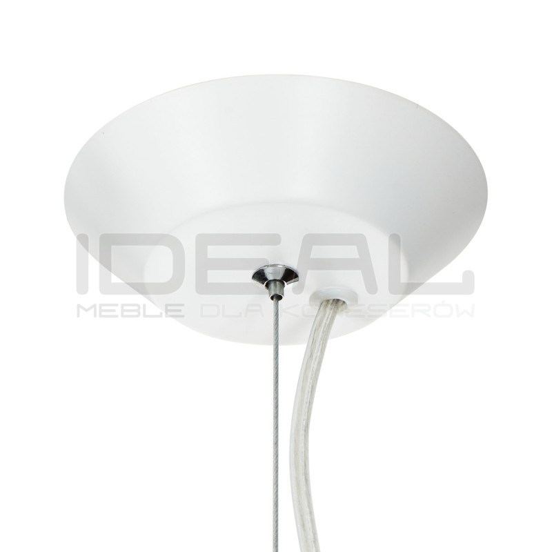 LAMPA WISZĄCA LUCIDUM FLAT BIAŁA 40 CM