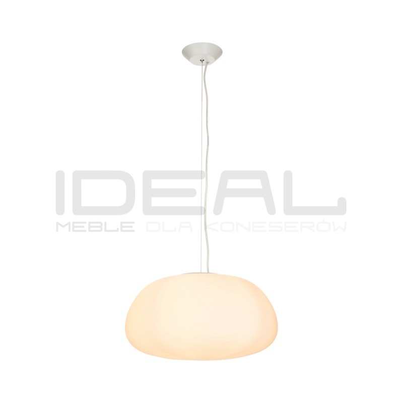 LAMPA WISZĄCA LUCIDUM FLAT BIAŁA 40 CM