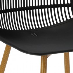 Krzesło Savana z ażurowym oparciem