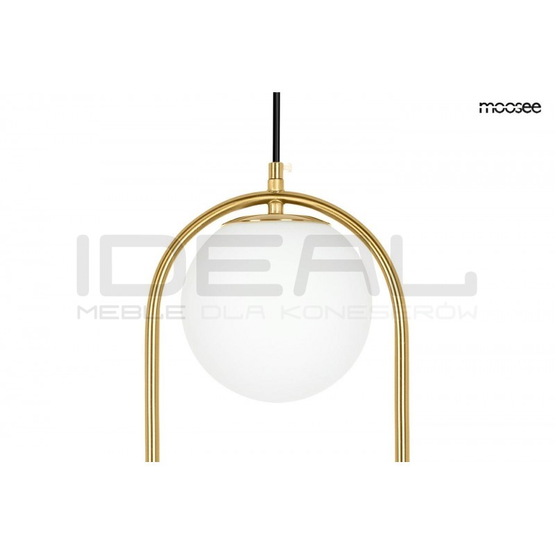 Lampa wisząca glamour Aurelia Twin złota