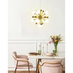 Lampa wisząca glamour Aurelia złota