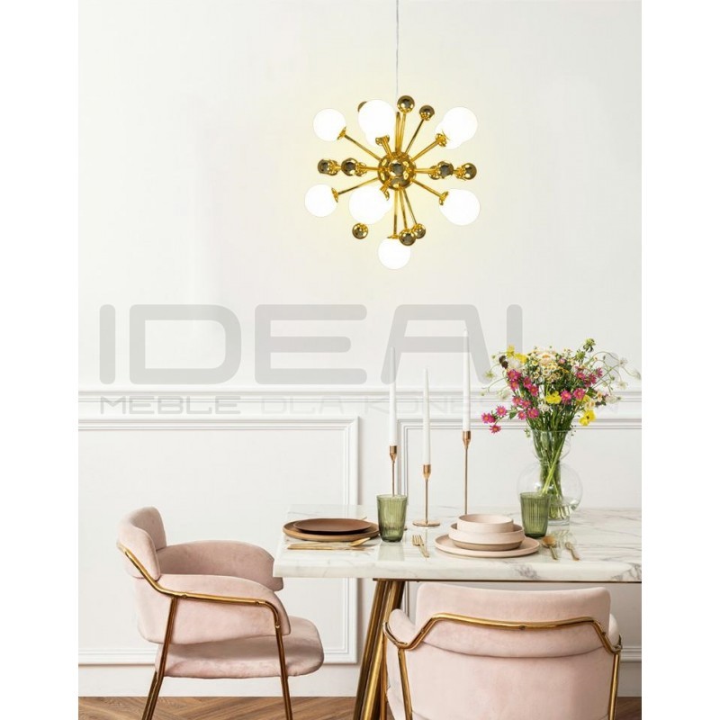 Lampa wisząca glamour Aurelia złota