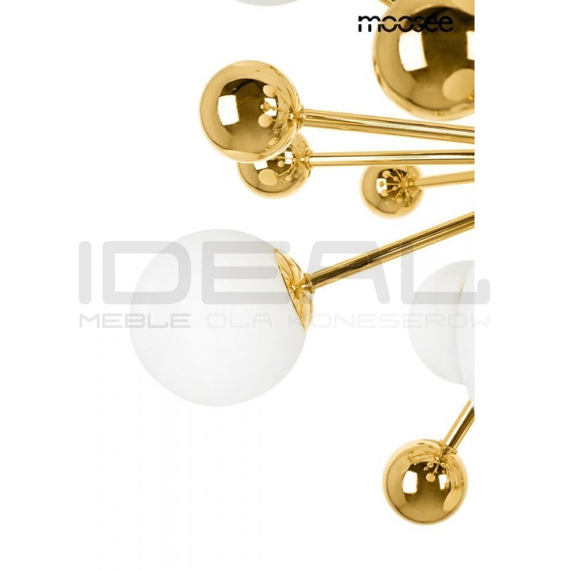 Lampa wisząca glamour Aurelia złota