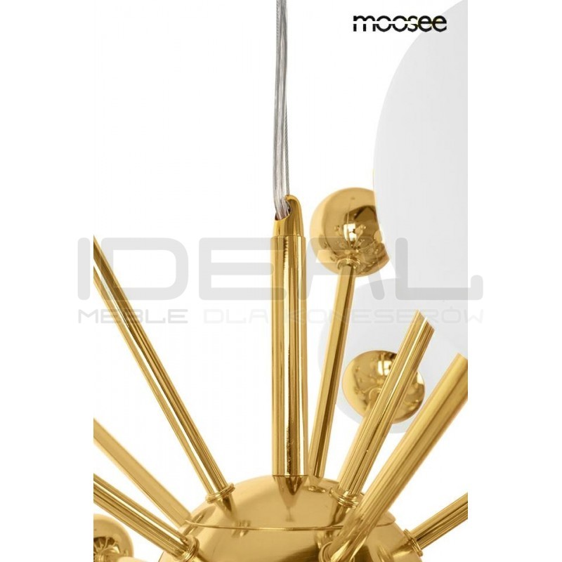 Lampa wisząca glamour Aurelia złota