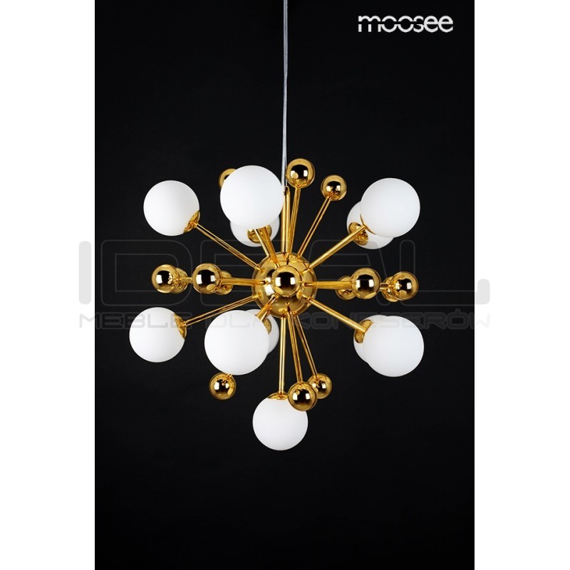 Lampa wisząca glamour Aurelia złota