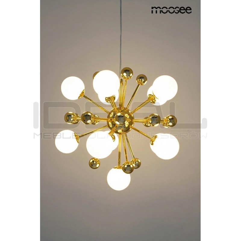 Lampa wisząca glamour Aurelia złota