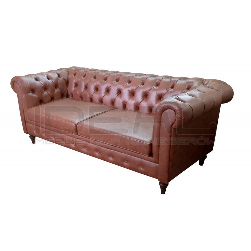 Skórzana Sofa Chesterfield Swan 3 os.