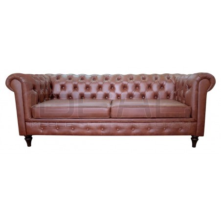 Skórzana Sofa Chesterfield Swan 3 os.