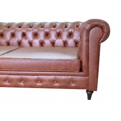 Skórzana Sofa Chesterfield Swan 3 os.