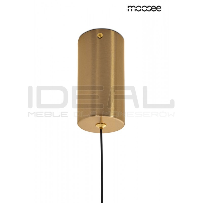 Lampa wisząca glamour pozioma LINUS 80 złota ombre