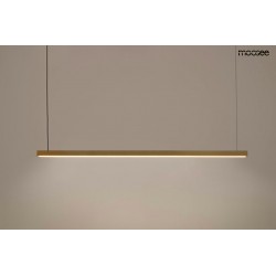 Lampa wisząca glamour pozioma LINUS 80 złota ombre