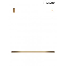 Lampa wisząca glamour pozioma LINUS 100 złota ombre