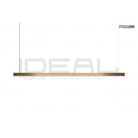 Lampa wisząca glamour pozioma LINUS 100 złota ombre