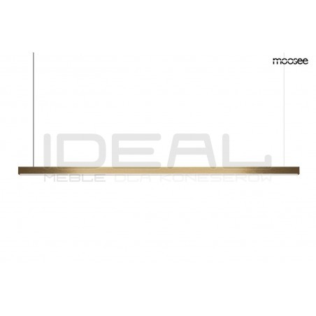 Lampa wisząca glamour pozioma LINUS 120 złota ombre