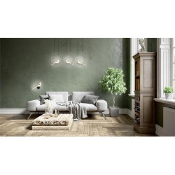 Kinkiet glamour BIRD ptaszek złoty