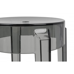 Stołek przezroczysty Charles