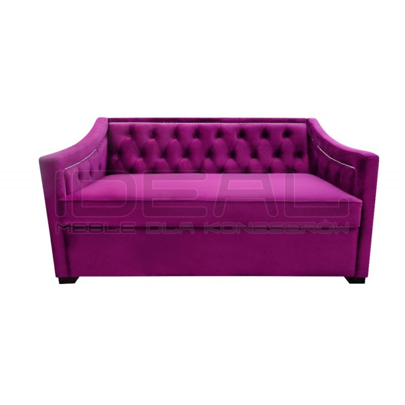 Sofa Chesterfield rozkładana Bergenia Plus z funkcją spania 2 os.