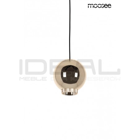 Lampa wisząca glamour OJO złota z regulacją strumienia światła