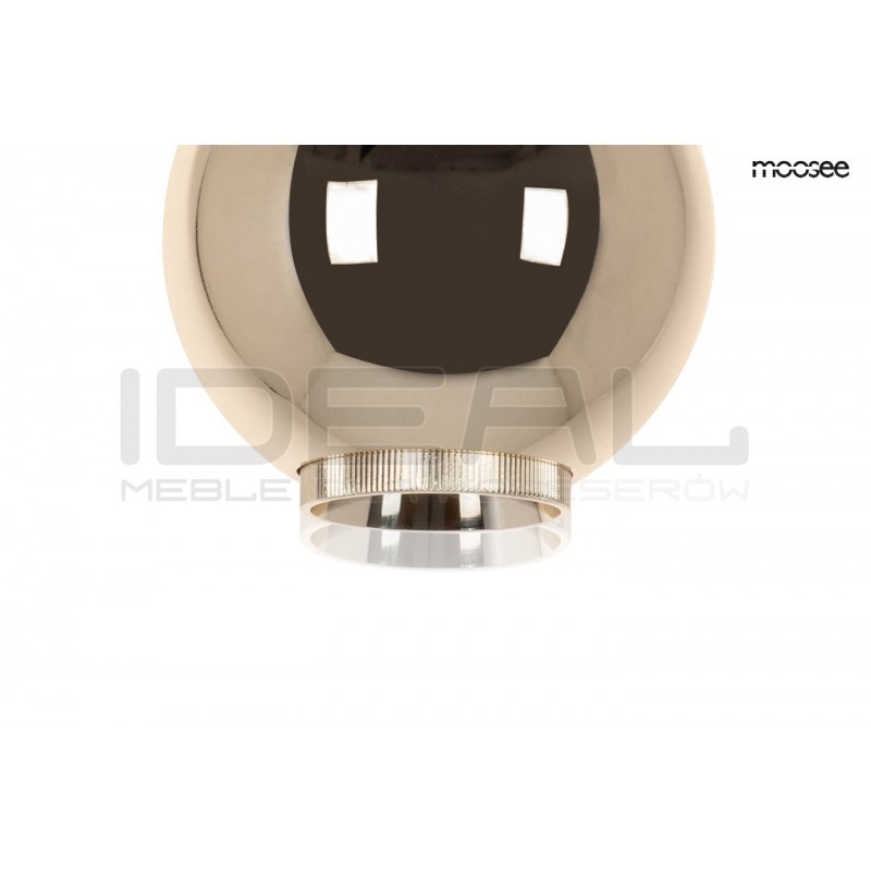 Lampa wisząca glamour OJO złota z regulacją strumienia światła