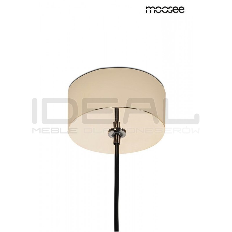 Lampa wisząca glamour OJO złota z regulacją strumienia światła