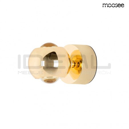 Kinkiet glamour Eos złoty