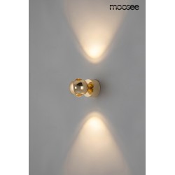 Kinkiet glamour Eos złoty