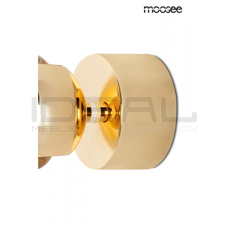 Kinkiet glamour Eos złoty